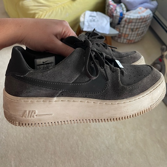 Nike Shoes - Nike Gray Air Force 1 Size 9